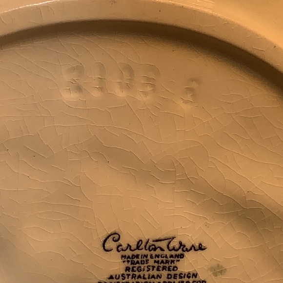 Set of 2 Majolica Carlton ware made in England - Picture 11 of 14